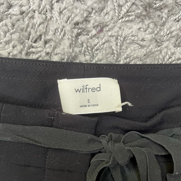 Aritzia Wilfred allent pant size 8 black - Picture 3 of 7